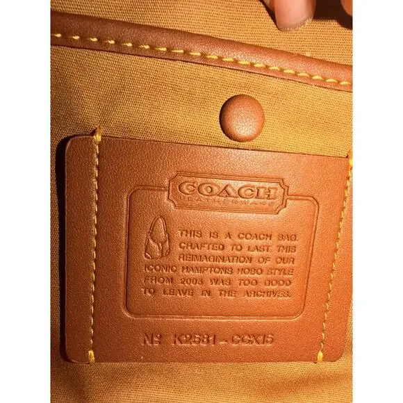 Coach rainbow crystal Hampton in signature jacquard - Picture 8 of 9